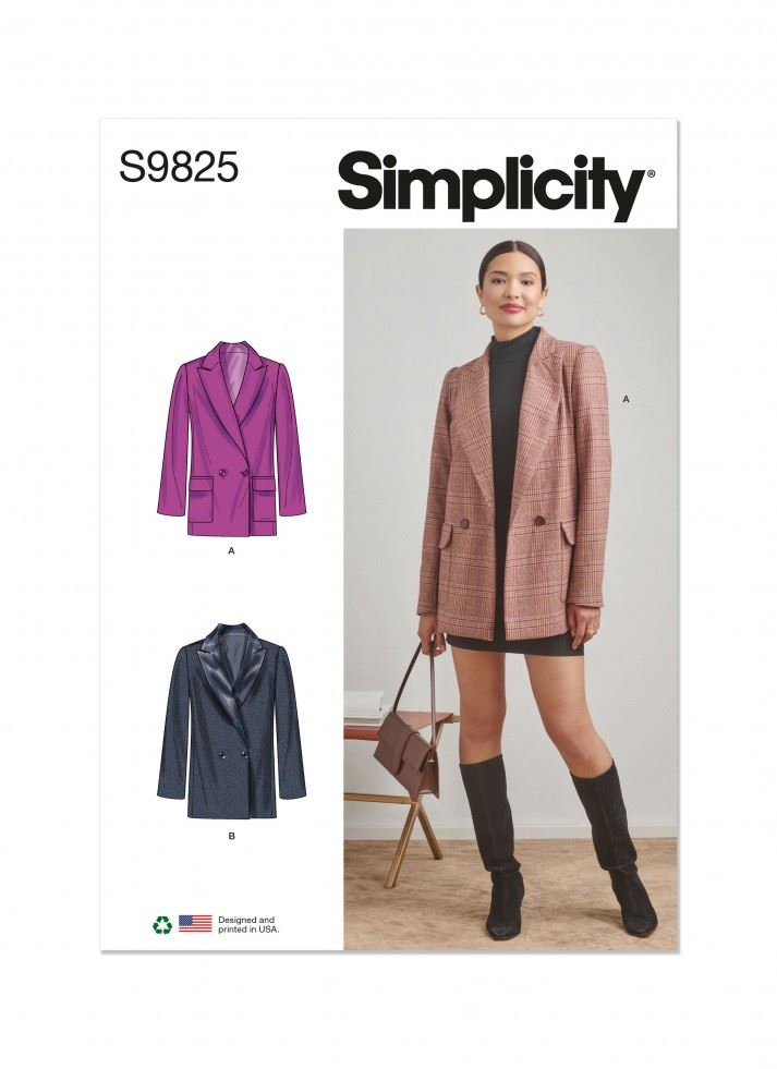 Minerva Sewing Pattern 9825 Simplicity Simplicity-9825-K5