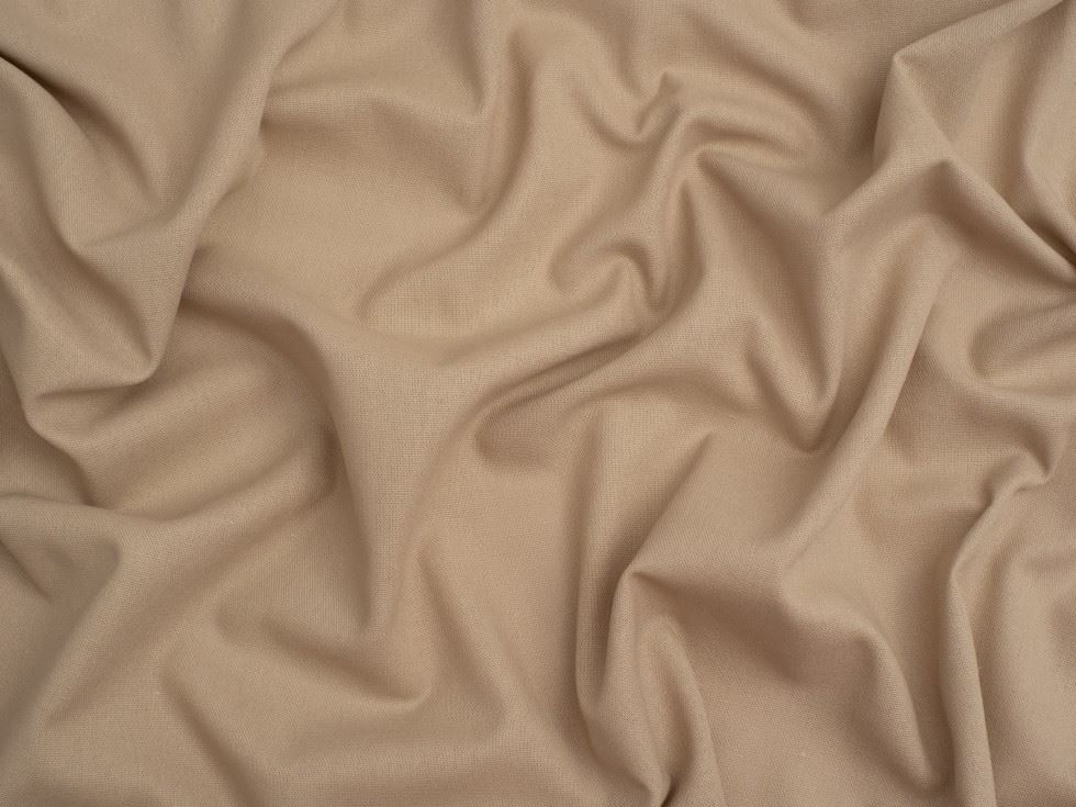 Minerva Core Range Soft Viscose Linen Blend Fabric Fawn