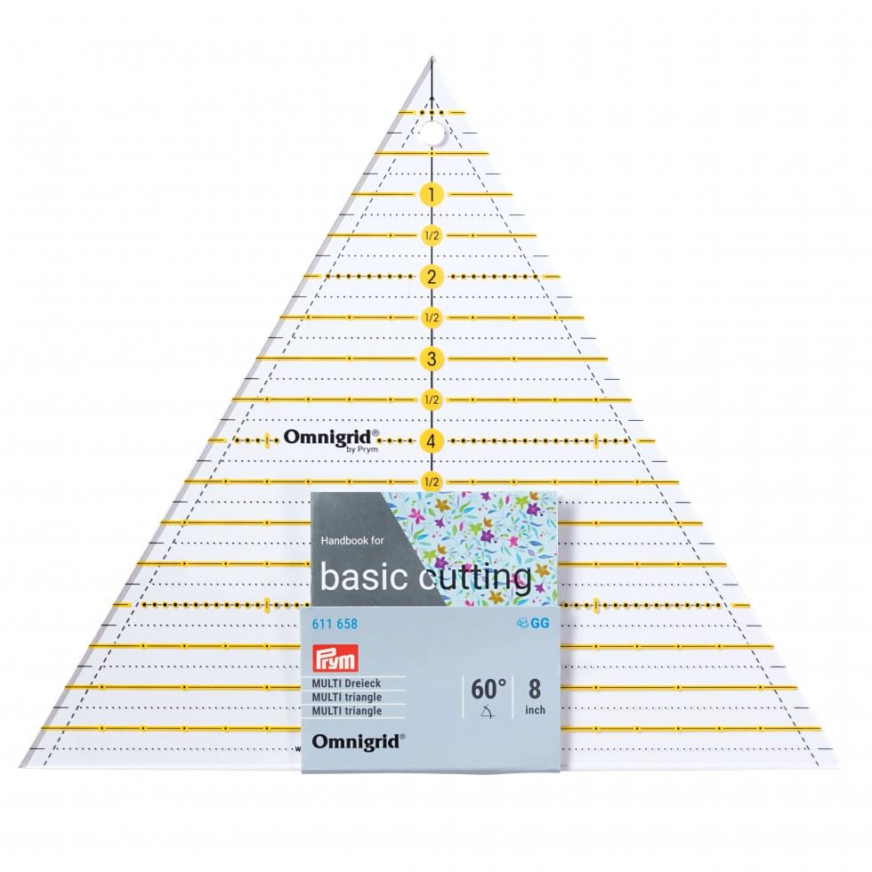 Prym Omnigrid 60 Degree Triangle Quilting Ruler