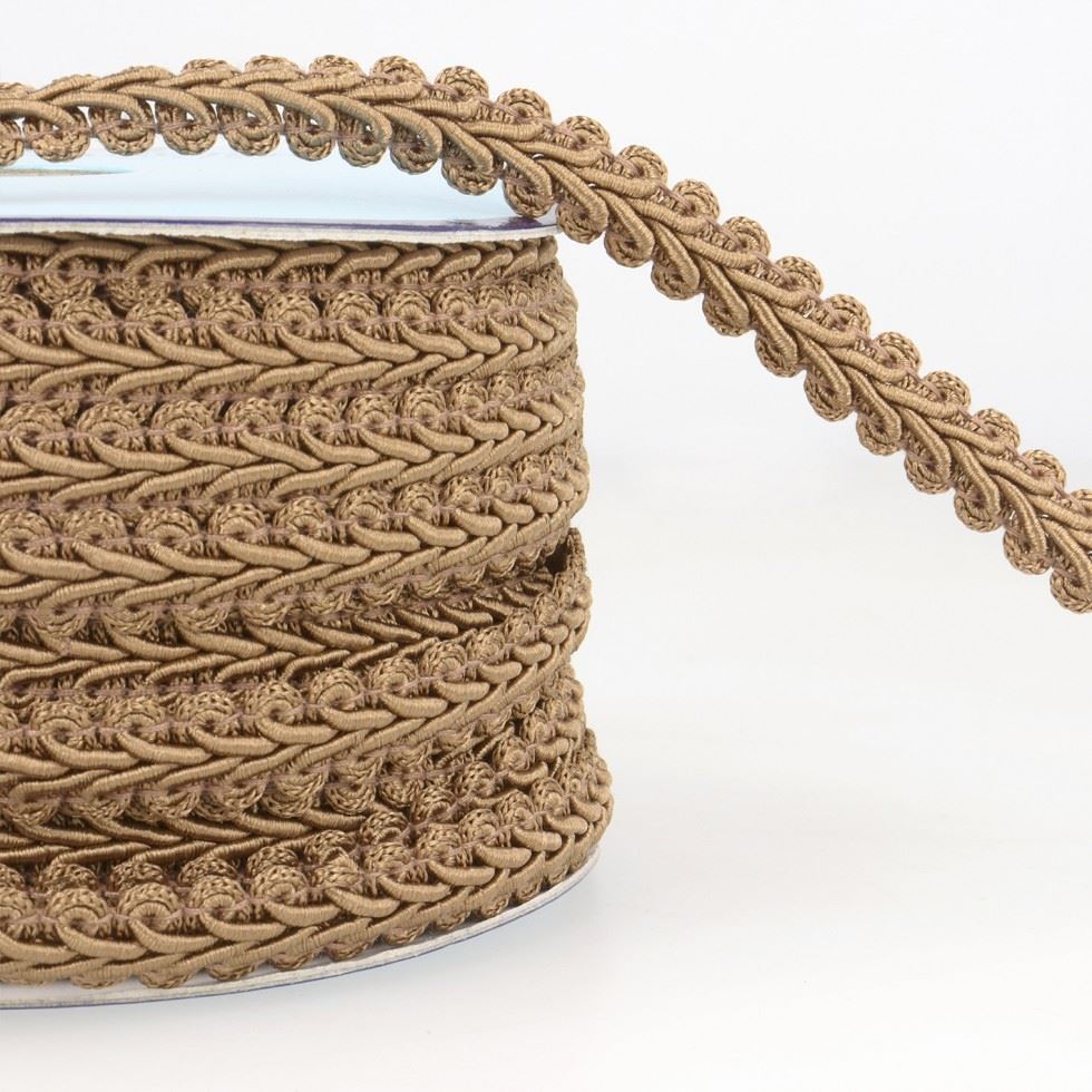 Stephanoise Gimp Braid Trim Brown
 