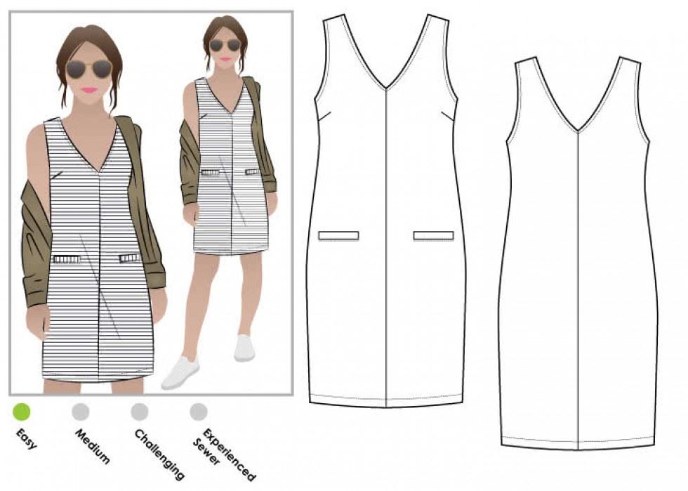 Style Arc Paper Sewing Pattern Sia Dress