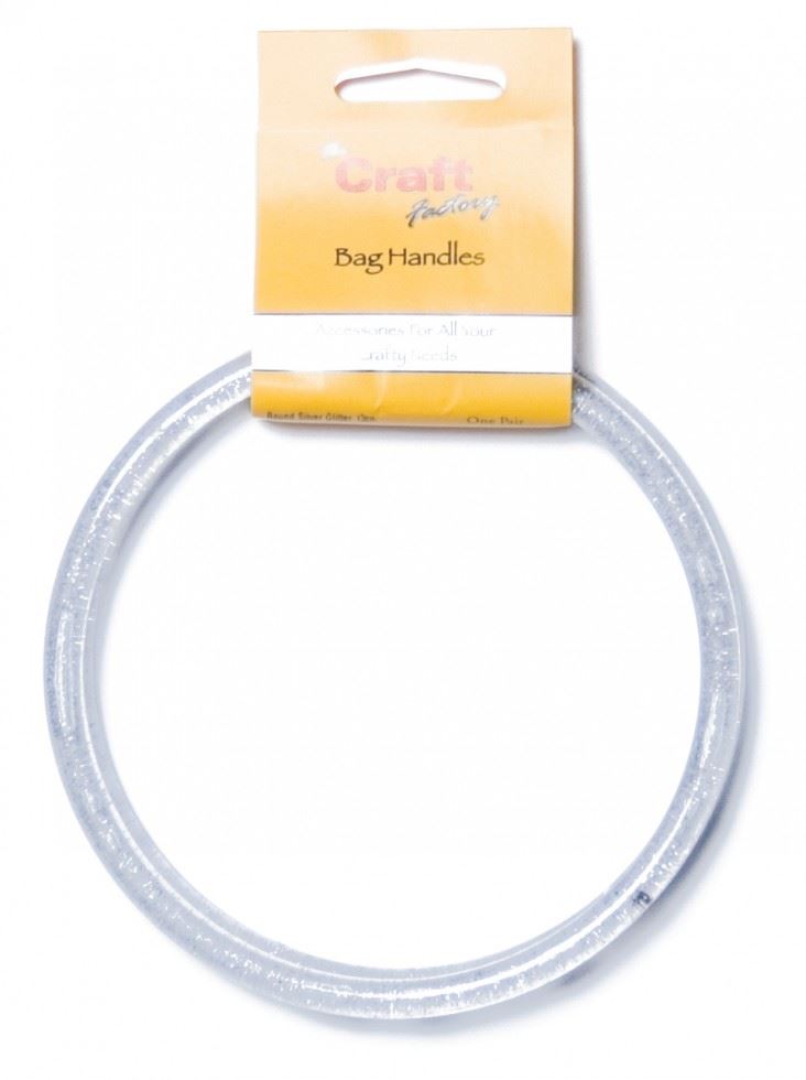 Craft Factory Bag Handles Silver
 