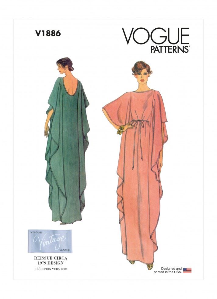 Vogue Paper Sewing Pattern 1886