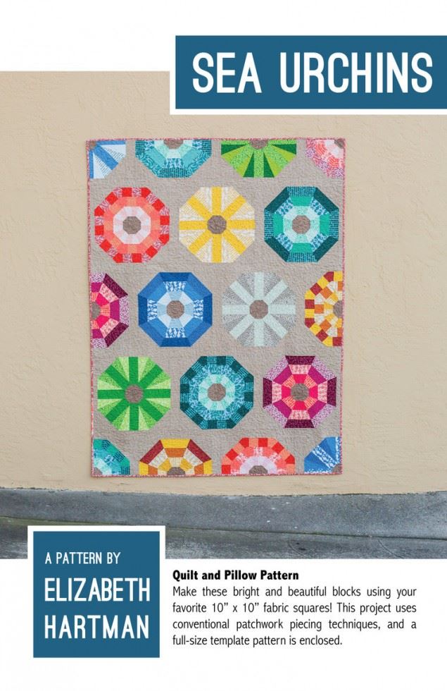 Elizabeth Hartman Quilting Pattern Sea Urchins Quilt
 