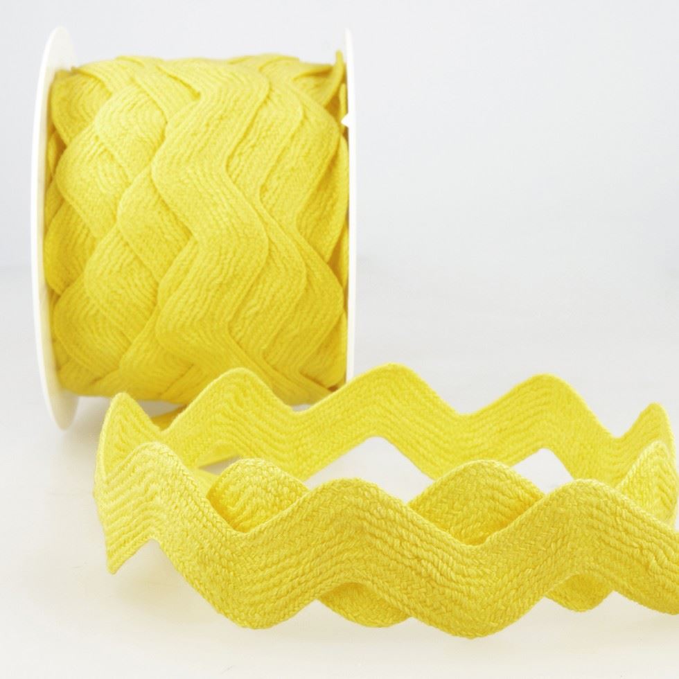 Stephanoise Ric Rac Trim Yellow