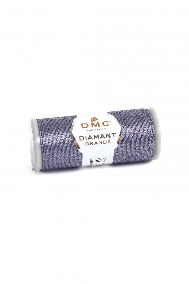 Dmc G317 Dark Silver Diamant Grande Metallic Embroidery Thread
