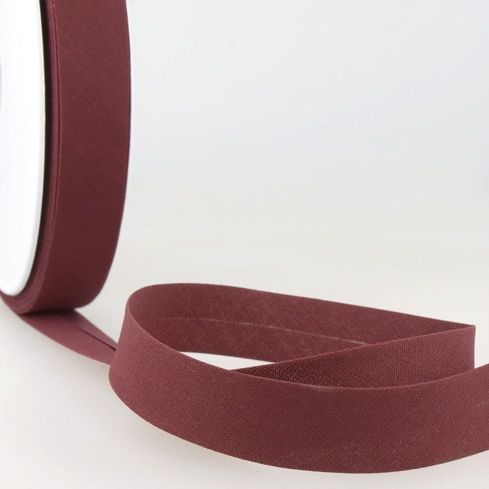 Stephanoise Polycotton Bias Binding Tape Prune
 
