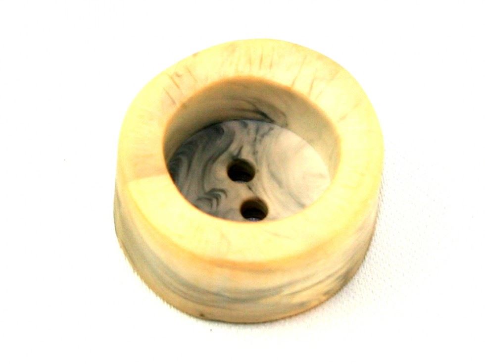 Dill Peach & Grey Chunky Coat Buttons (Value Pack)