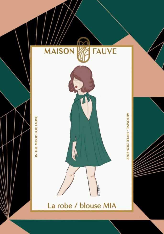 Maison Fauve Sewing Pattern Mia Dress & Blouse
