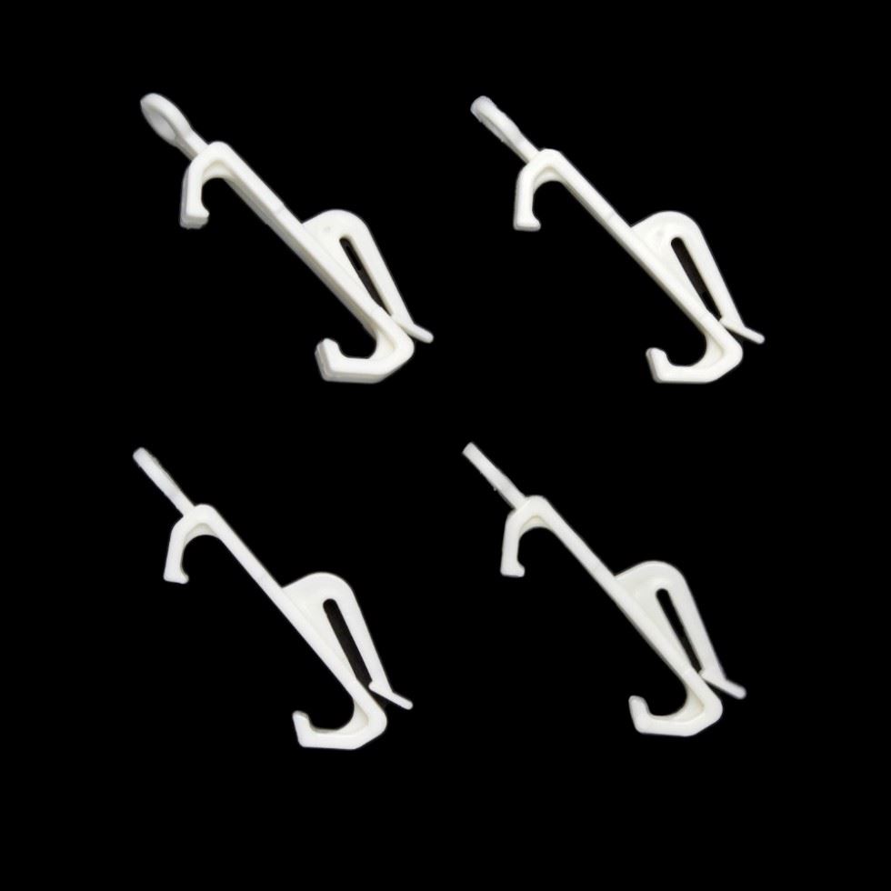 Elegance Curtain Hooks (Bulk Value Pack) White
