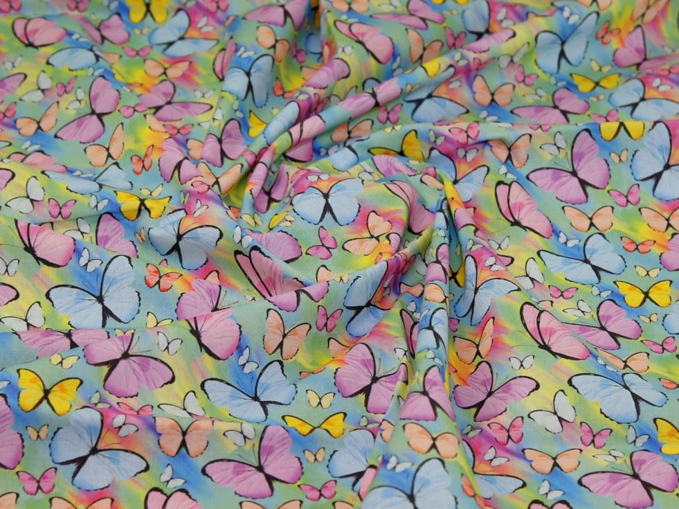 100% Craft Cotton Fabric Multicoloured
 