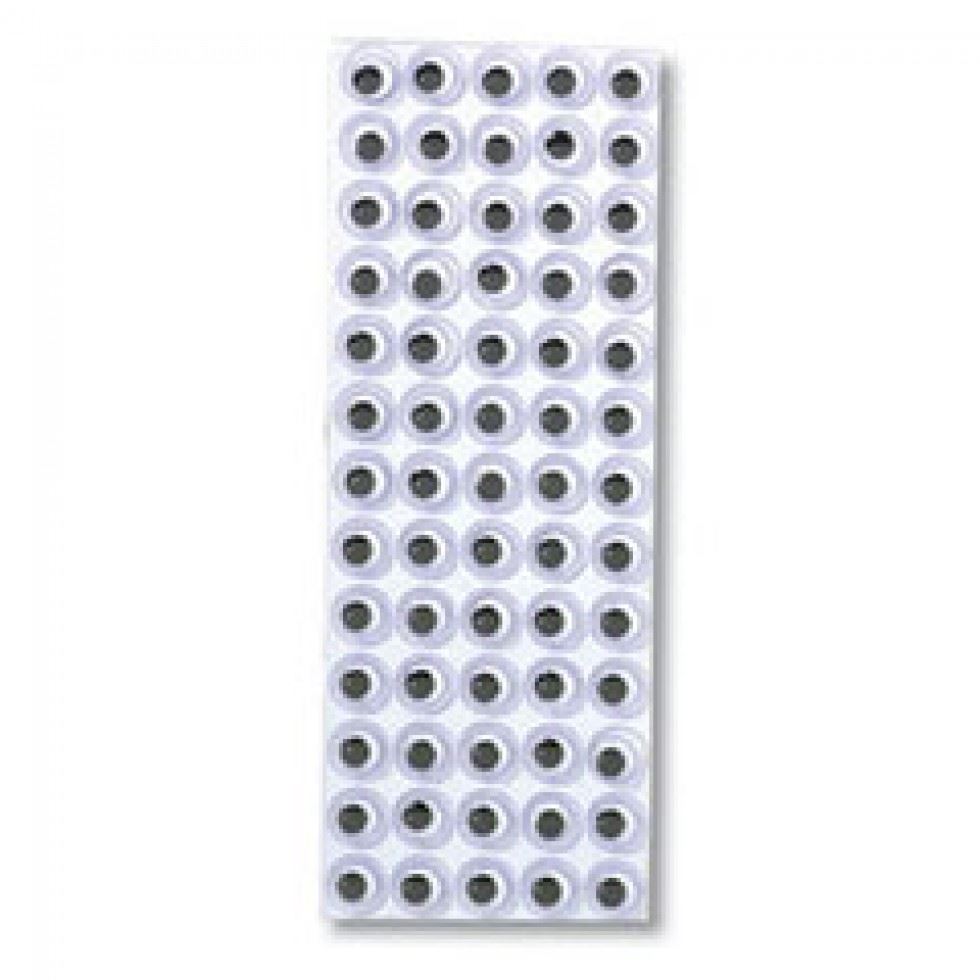 Trimits Stick On Wobbly Toy Eyes (Value Pack of 5) Black & White
 