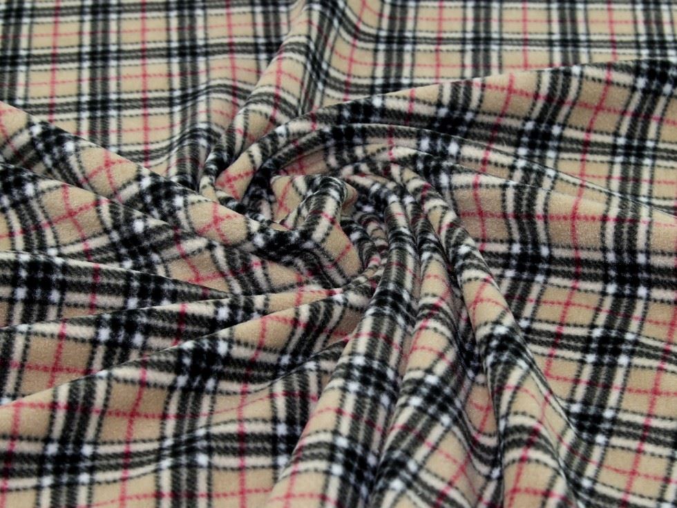 Polar Fleece Fabric Beige