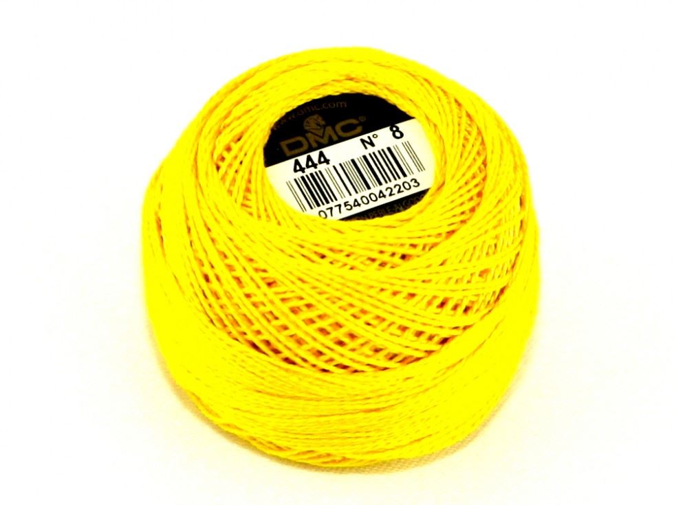 Dmc 444 Size 8 Cotton Perle Thread