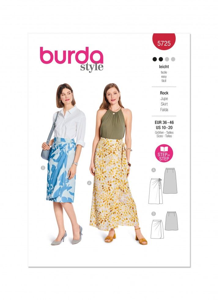 Burda Paper Sewing Pattern 5725
 