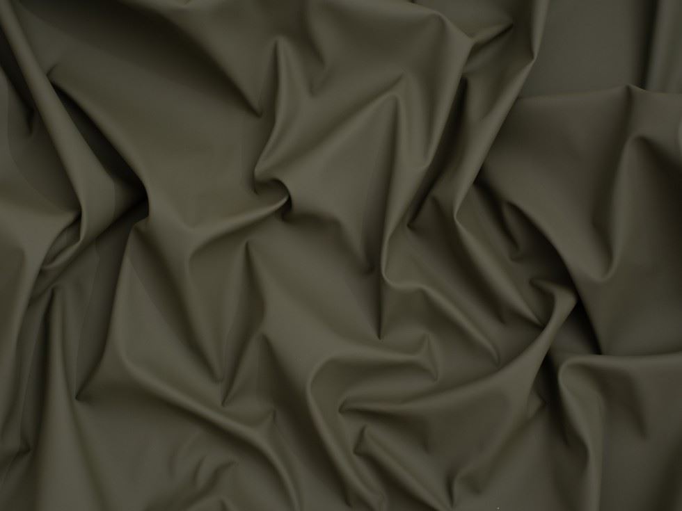 Minerva Core Range Olive Waterproof Rubber Pvc Vinyl Fabric