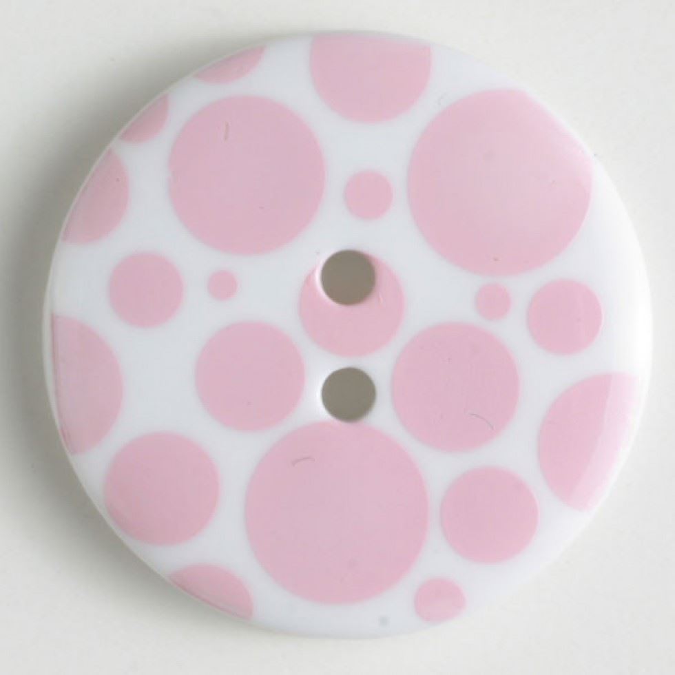 Dill Round Plastic Buttons (Value Pack) Pastel Pink
 