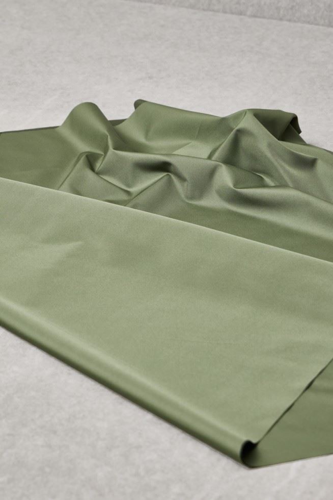 Mind The Maker Olive Thelma Solid Coating Fabric