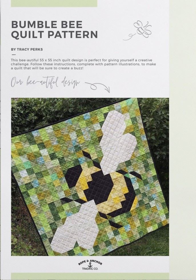 Rope and Anchor Trading Quilting Pattern Bumble Bee
 