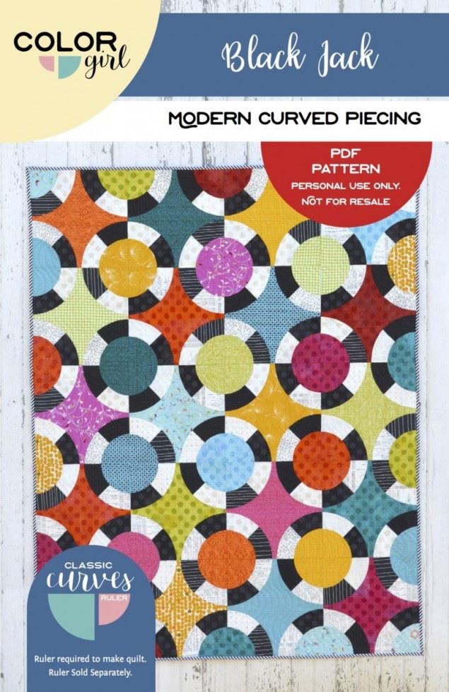 Color Girl Quilting Pattern Bloom Quilt
 