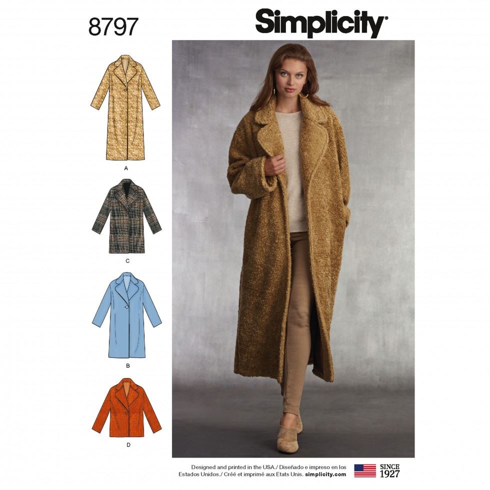 Minerva Sewing Pattern 8797 Simplicity Simplicity-8797-A