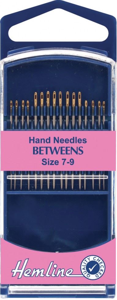 Hemline Gold Between Quilting Needles