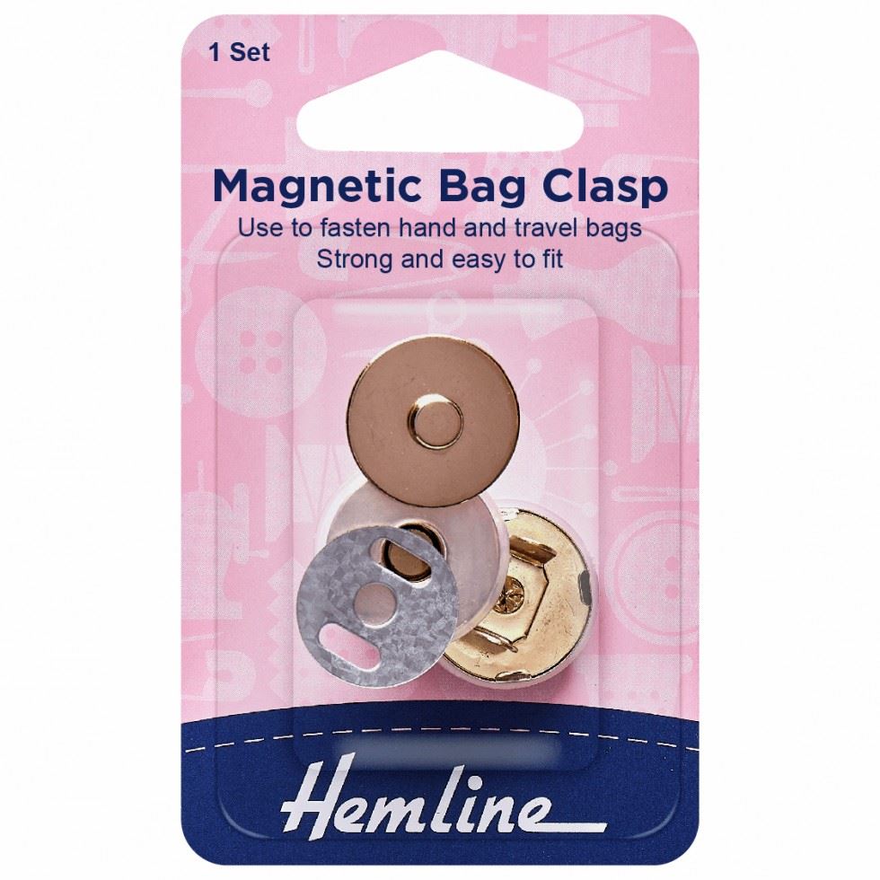 Hemline Gold Magnetic Bag Fasteners