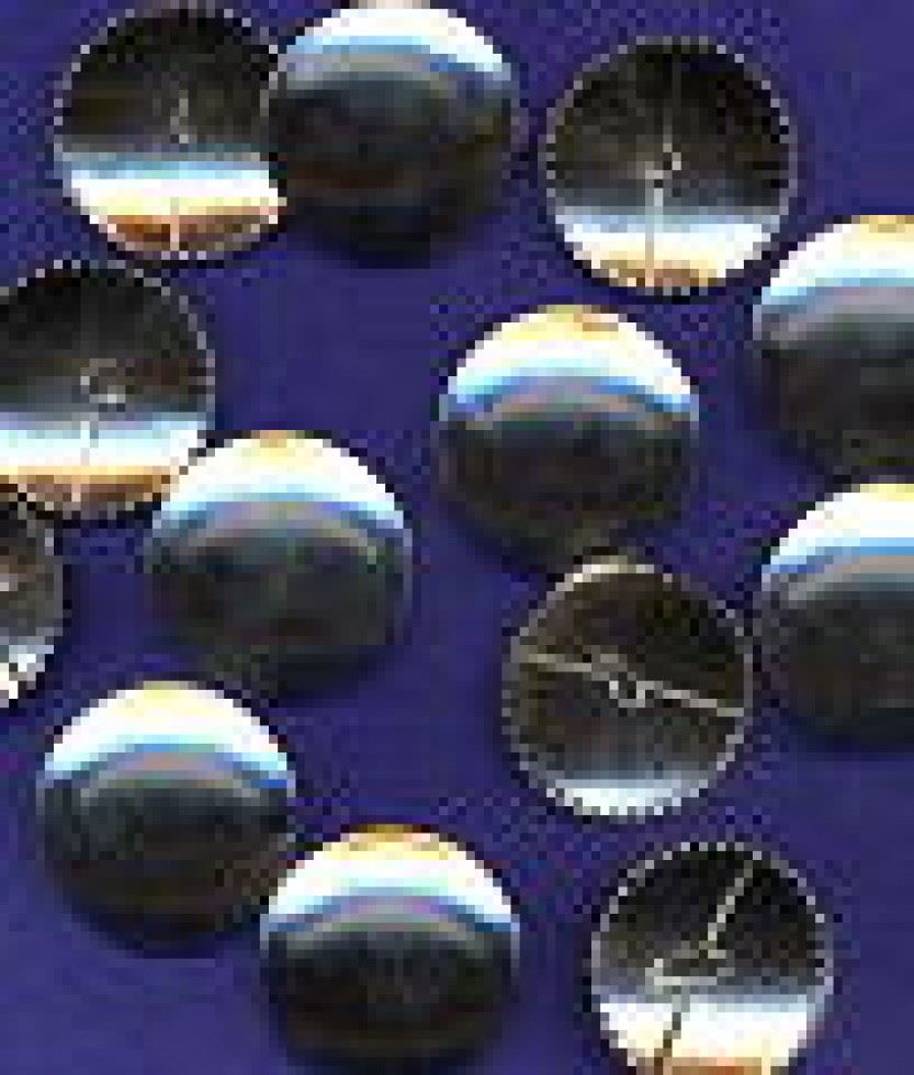 Hemline Silver Metal Self Cover Buttons