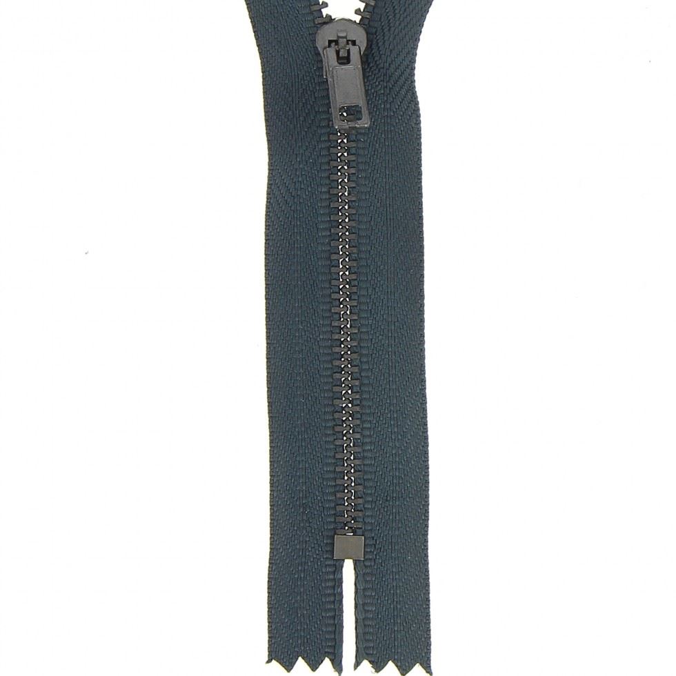 Milward Metal Trouser Closed End Zips Anchracite