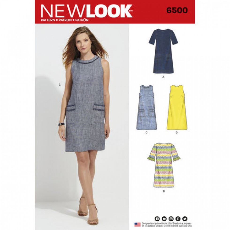 New Look Paper Sewing Pattern 6500
 
