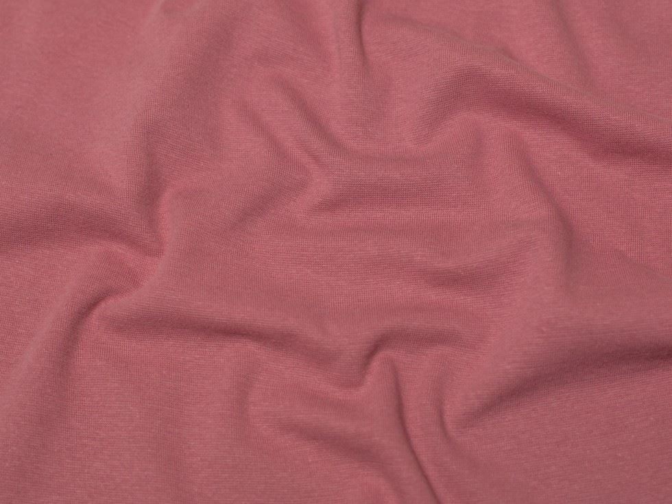 Minerva Core Range Tubular Ribbing Stretch Knit Fabric Dusky Pink
 