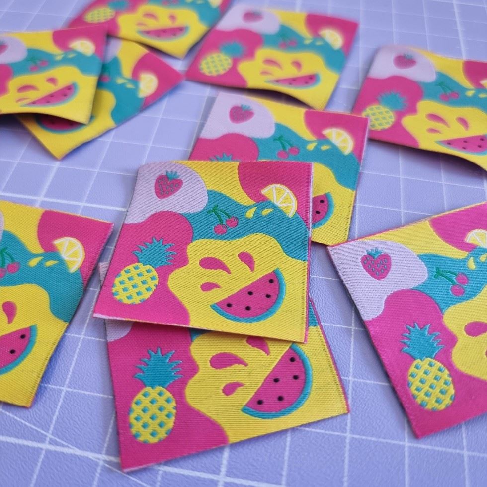 Sew Anonymous Fruit Punch Woven Labels
 