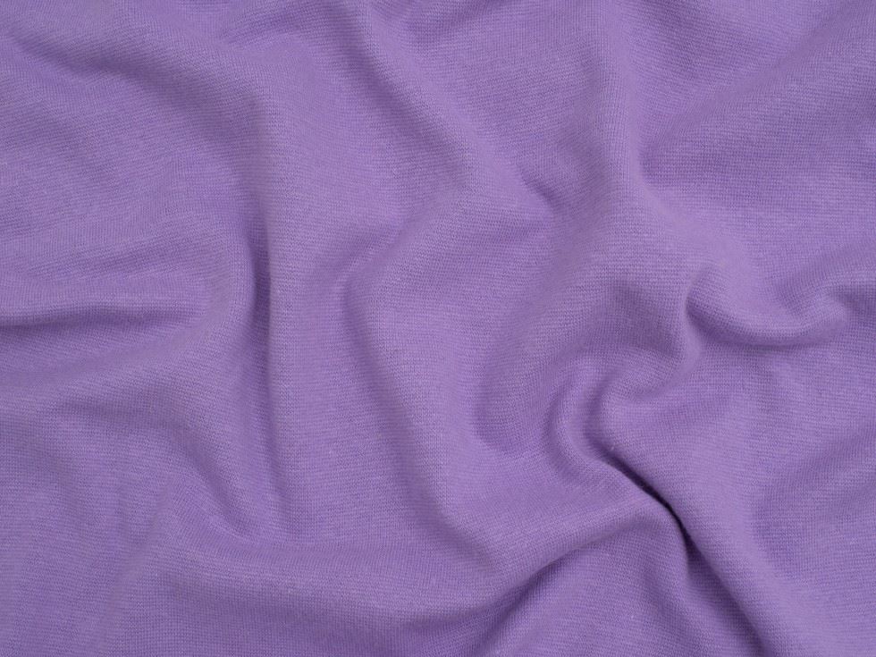 Minerva Core Range Vivid Lilac Tubular Ribbing Stretch Knit Fabric