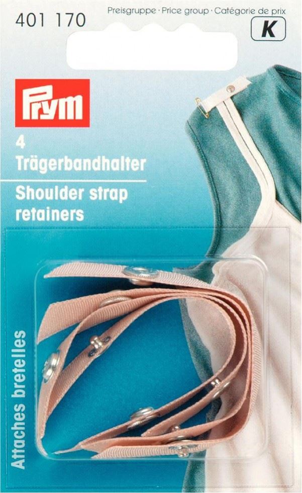 Minerva Shoulder Strap Retainers Peach Prym 401170