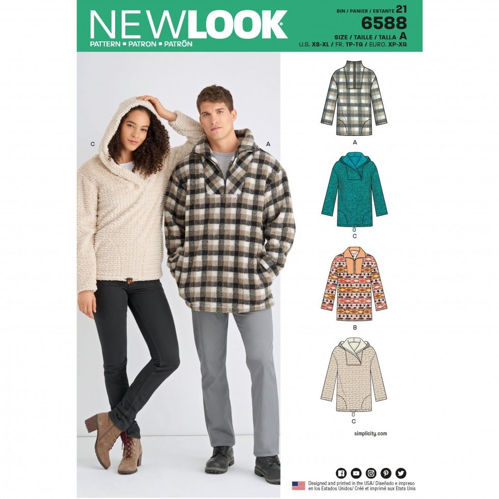 New Look Paper Sewing Pattern 6588
 