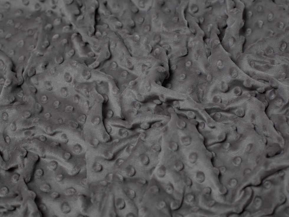 Minerva Core Range Sandstone Heavy Embossed Dimple Plush Fleece Fabric