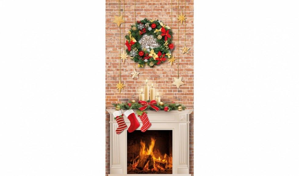Multicoloured Deadstock Cotton Canvas Fabric Panel