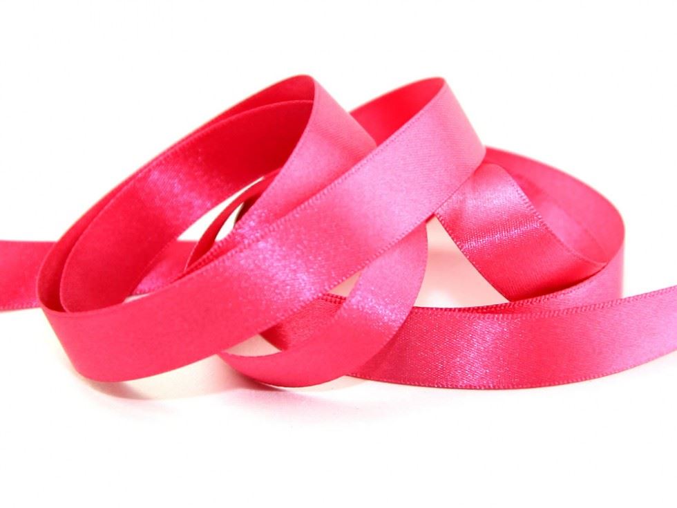 Berisfords 402 Fuchsia Double Faced Satin Ribbon