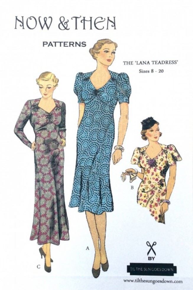 Now And Then Patterns Sewing Pattern The Lana Teadress