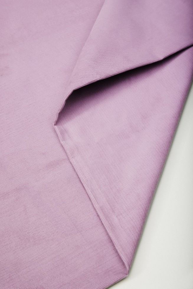 Mind The Maker Lilac Organic Naya Cotton Needlecord Fabric