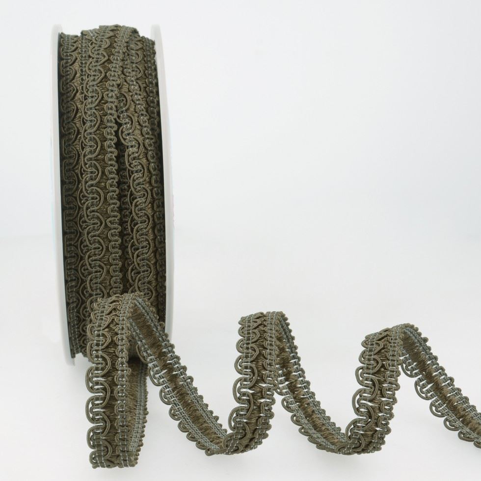Stephanoise Rayon Braid Trim Khaki