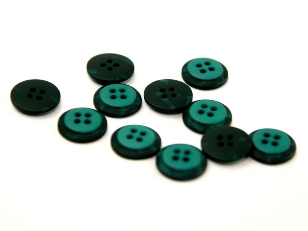 Dill Green Two Toned Buttons (Value Pack)