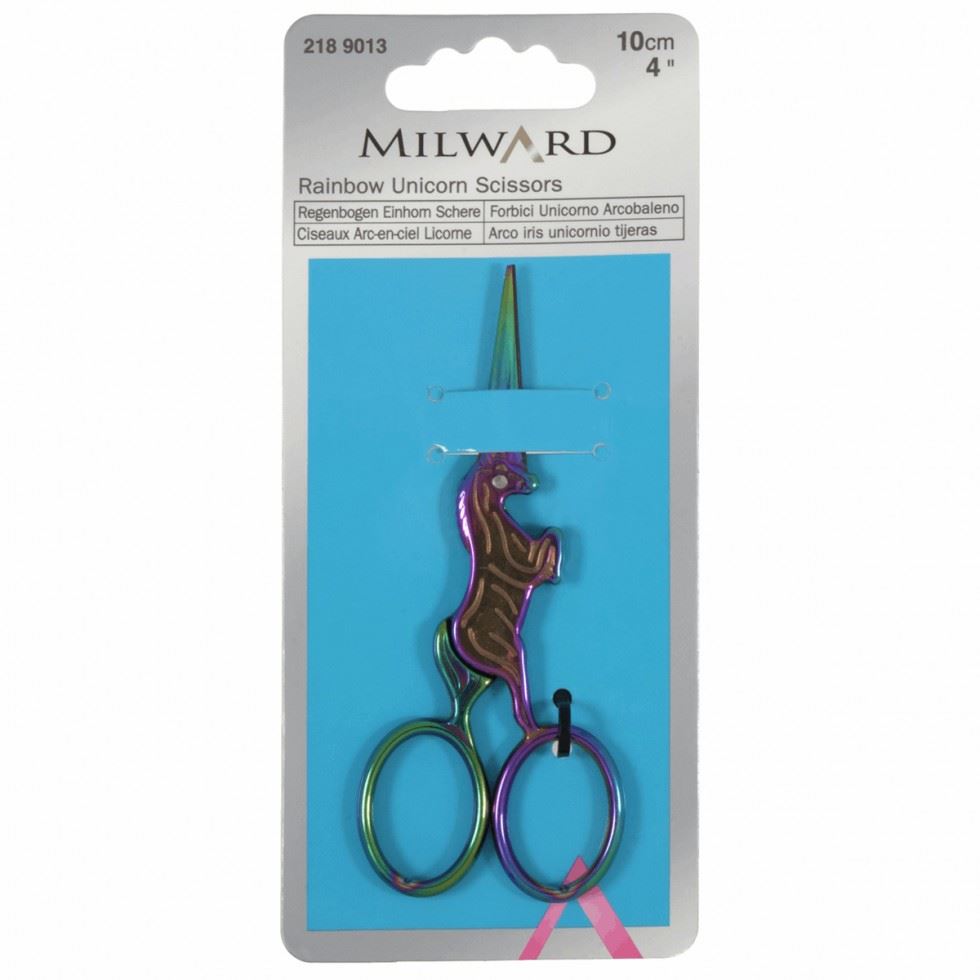 Image of Milward Sewing Scissors, Thimble & Pins Gift Set Rainbow