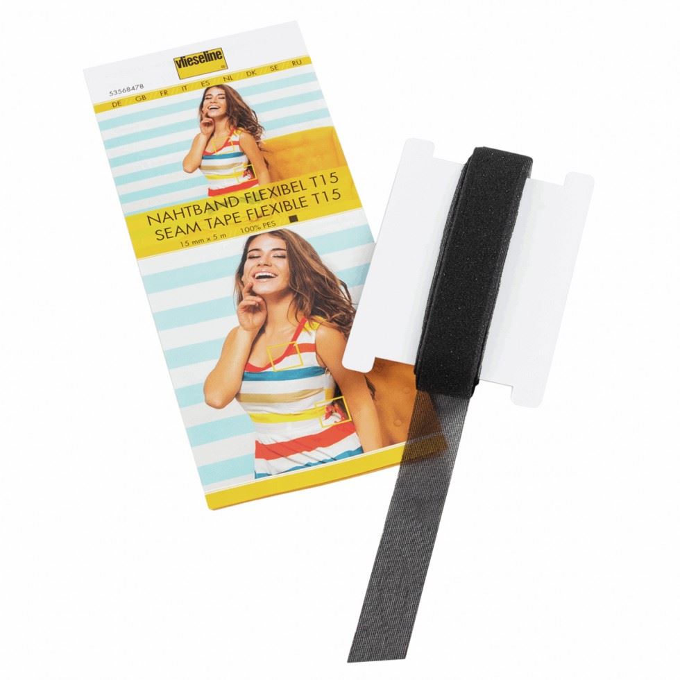 Vilene Vlieseline Flexible Seam Tape Pack Black
 