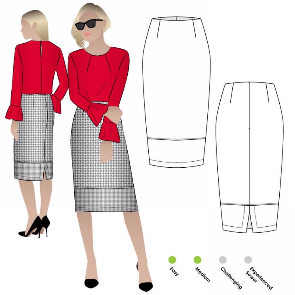 Style Arc Sewing Pattern Agatha Skirt