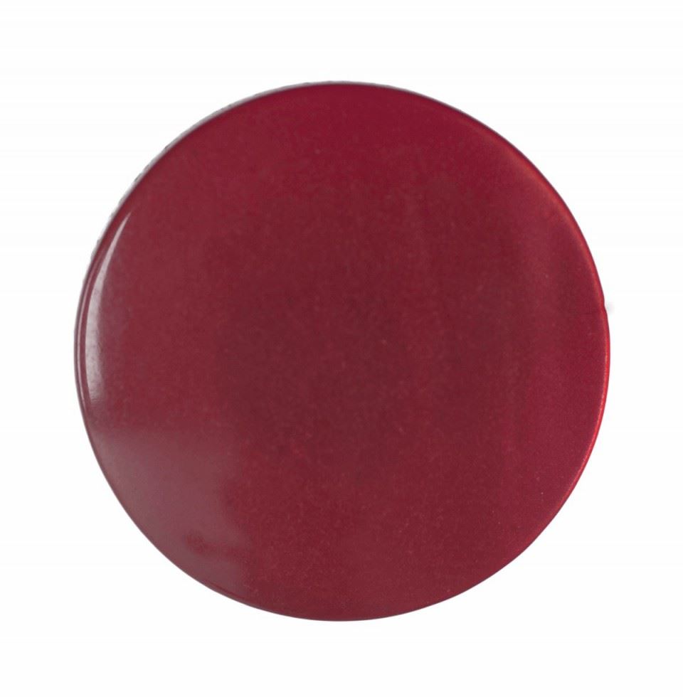 Hemline Red Round Shank Buttons