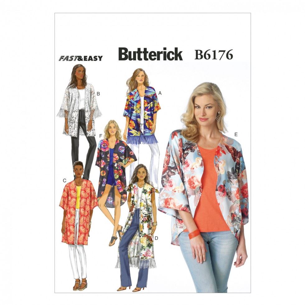 Minerva Sewing Pattern 6176 Butterick Butterick-6176-Zz