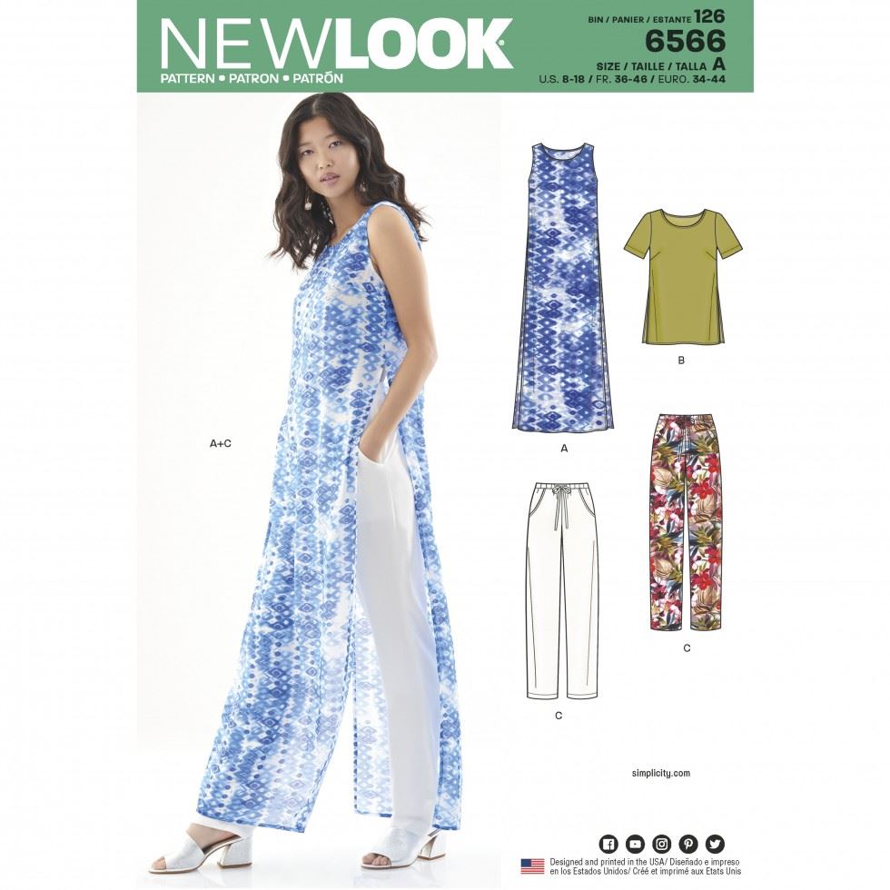 New Look Paper Sewing Pattern 6566
 