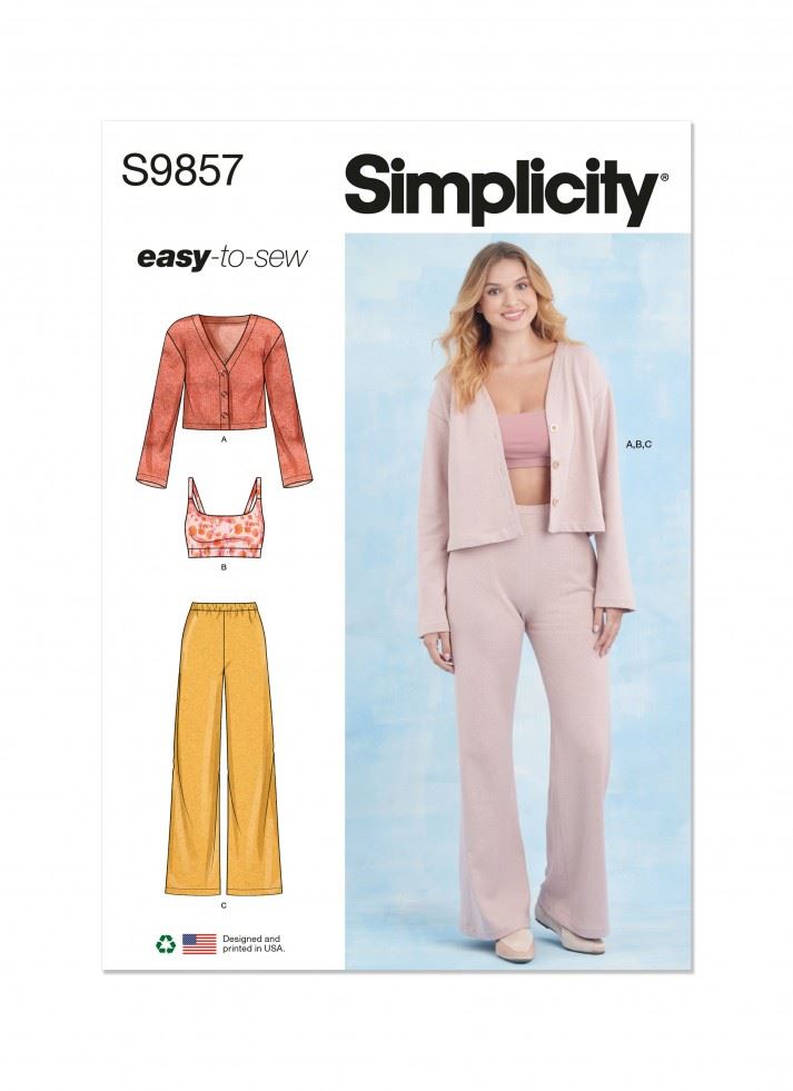 Simplicity Paper Sewing Pattern 9857
 
