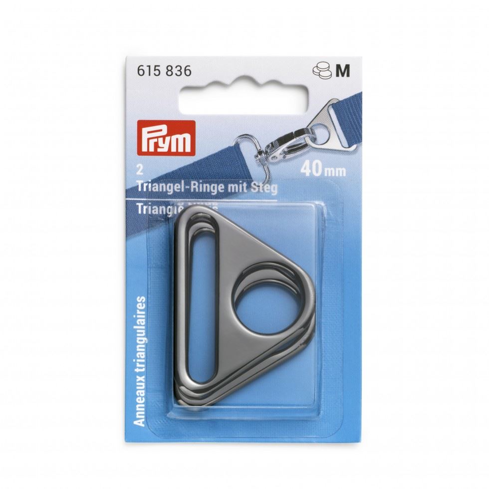 Prym Gunmetal Triangle Metal Rings